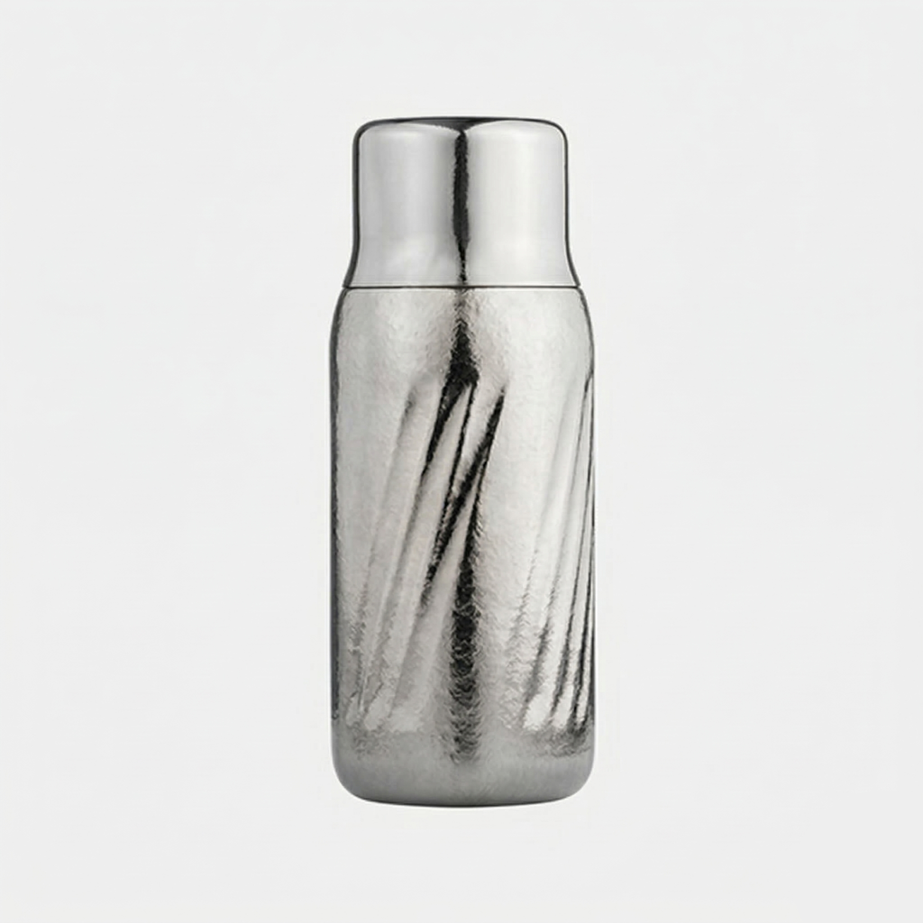 ARCFLINT Vortex Series Pure Titanium Cup 350ml – Spiral Texture Gradient Finish