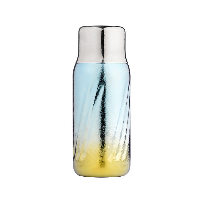 ARCFLINT Vortex Series Pure Titanium Cup 350ml – Spiral Texture Gradient Finish