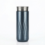 ARCFLINT Stellar Series  Double-walled Pure Titanium Bottle 350ml – Spiral Texture Cosmic Design