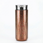 ARCFLINT Stellar Series  Double-walled Pure Titanium Bottle 350ml – Spiral Texture Cosmic Design
