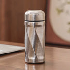ARCFLINT Pure Titanium Rotating Thermos Cup with Lid 200ml – Compact Insulated Mug