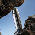 ARCFLINT Magnetic Lid Pure Titanium Insulated Thermos Cup 500ml – LED Temperature Display