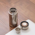 ARCFLINT Pure Titanium Rotating Thermos Cup with Lid 200ml – Compact Insulated Mug