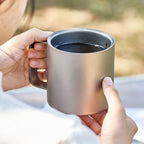 ARCFLINT The Alchemist Double-walled Pure Titanium Mug 450ml – 3-in-1 Tea Infuser, Coffee Cup & Everyday Mug | Masterpiece Series