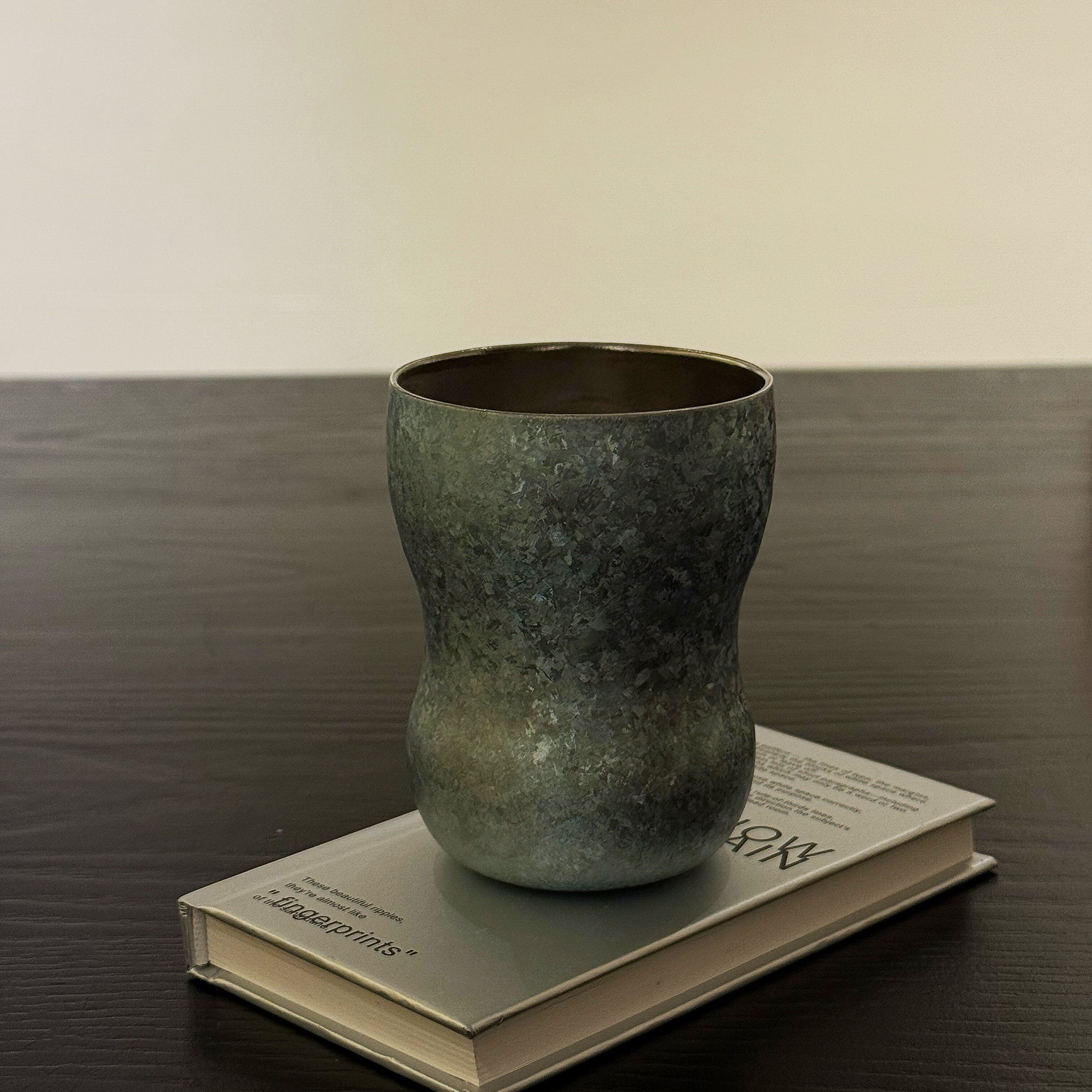 ARCFLINT Ice-Flower Series Double-walled  Pure Titanium Small Brew Cup 170ml