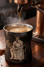 ARCFLINT King Series Double-walled Pure Titanium Cup 260ml – Engraved Crown Mug