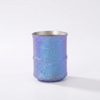Arcflint Ridge 260ml Double-Walled Crystal Titanium Cup – Minimalist Geometric Aesthetic Drinkware