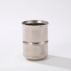 Arcflint Ridge 260ml Double-Walled Crystal Titanium Cup – Minimalist Geometric Aesthetic Drinkware