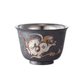 ARCFLINT Horse Series Double-walled Pure Titanium Cup 120ml – Engraved Art Motif