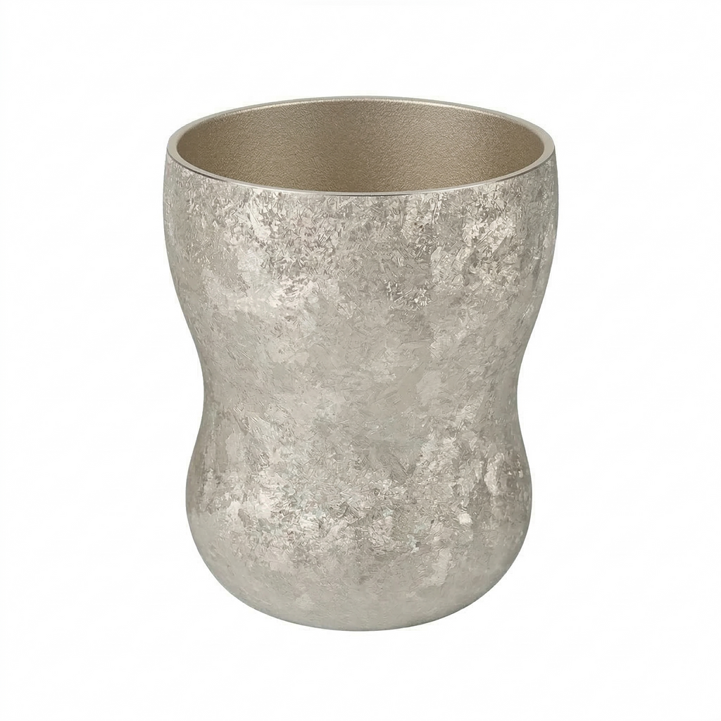 ARCFLINT Ice-Flower Series Double-walled  Pure Titanium Small Brew Cup 170ml