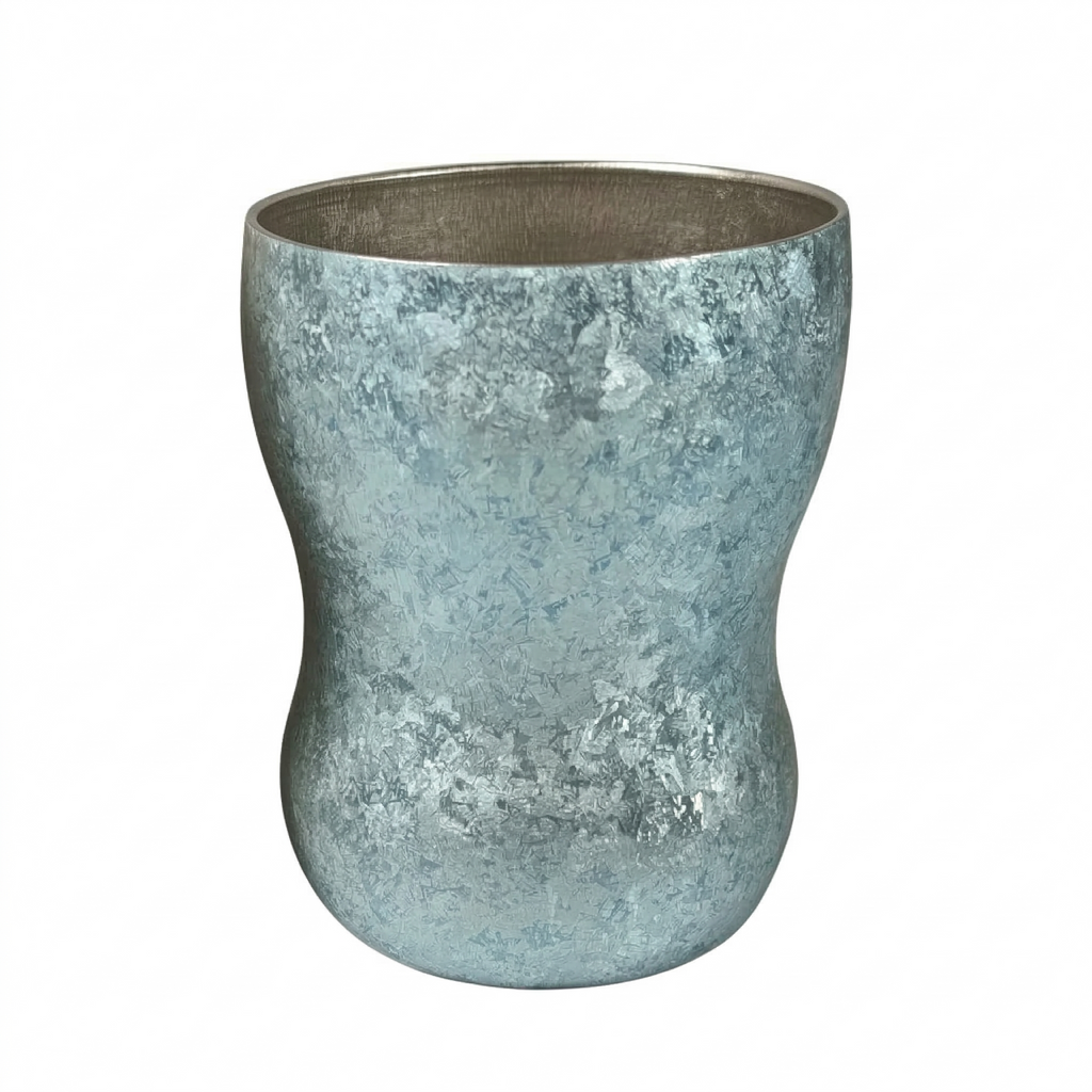 ARCFLINT Ice-Flower Series Double-walled  Pure Titanium Small Brew Cup 170ml