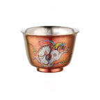 ARCFLINT Horse Series Double-walled Pure Titanium Cup 120ml – Engraved Art Motif