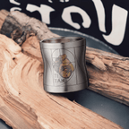 ARCFLINT David Series Double-walled Pure Titanium Cup 260ml – Renaissance Art Engraved Mug