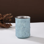 Arcflint Ridge 260ml Double-Walled Crystal Titanium Cup – Minimalist Geometric Aesthetic Drinkware