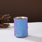 Arcflint Ridge 260ml Double-Walled Crystal Titanium Cup – Minimalist Geometric Aesthetic Drinkware