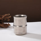 Arcflint Ridge 260ml Double-Walled Crystal Titanium Cup – Minimalist Geometric Aesthetic Drinkware